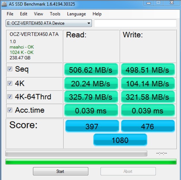 主流128G SSD OCZ Vertex 450图文评测(13/14)