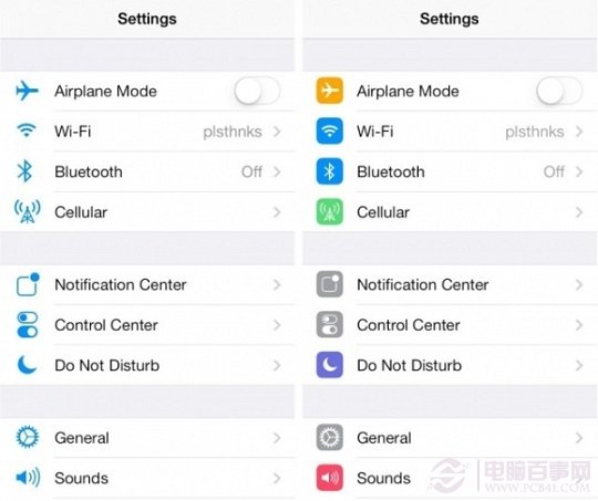 iOS7 Beta5全新设计图标