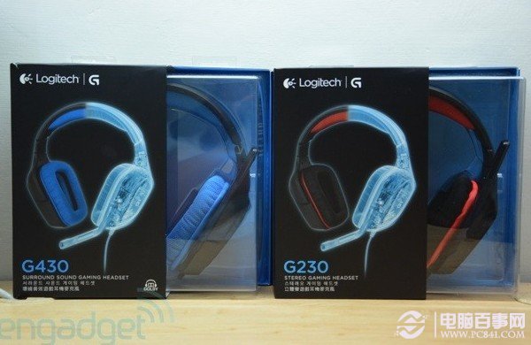罗技G230、G430游戏耳机和包装