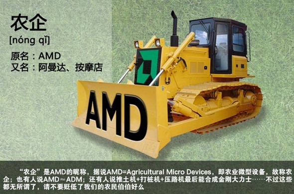 AMD黑绰号名：农企