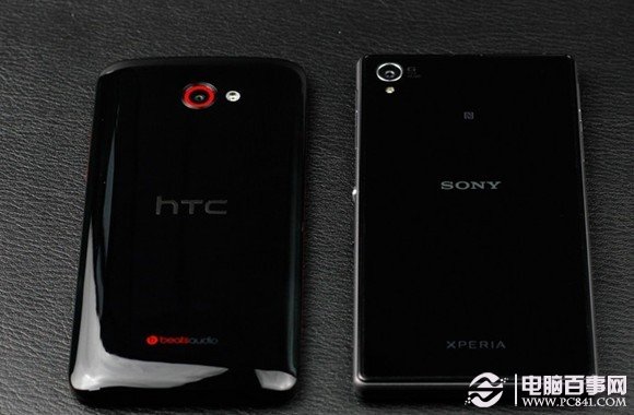 HTC Butterfly s与索尼Xperia Z1 L39h背面外观对比