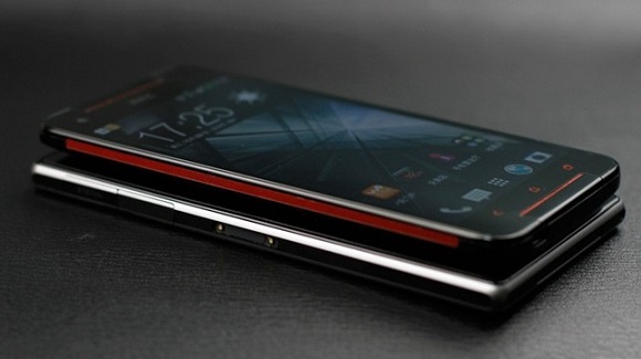 HTC Butterfly s与索尼Xperia Z1 L39h机身侧面外观对比