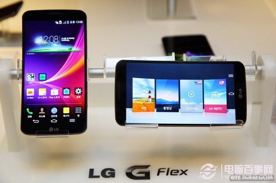LG G Flex曲面屏手机图片