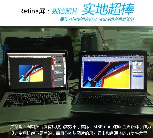 果MacBook Pro Retina 13屏幕画质惊艳