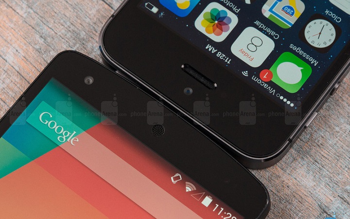旗舰大对决！Nexus 5与iPhone 5s对比图赏(6/9)