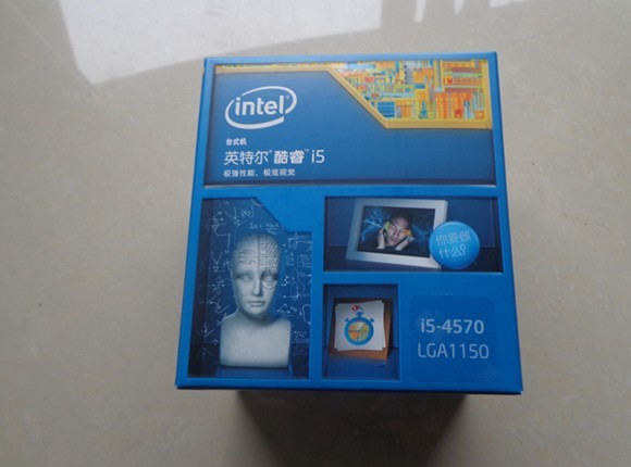 Intel酷睿i5 4570 处理器包装图