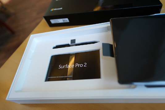包装依旧精美 Surface Pro 2行货开箱(3/30)