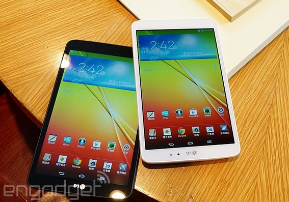 四核白色超薄平板 LG G Tablet 8.3图赏(2/11)