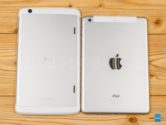 便携新平板 LG G Pad对比iPad mini 2(2/13)