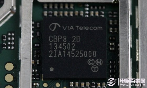图为via-telecom的CBP8.2D CDMA基带处理器