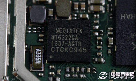 图为联发科MT6322GA电源管理芯片