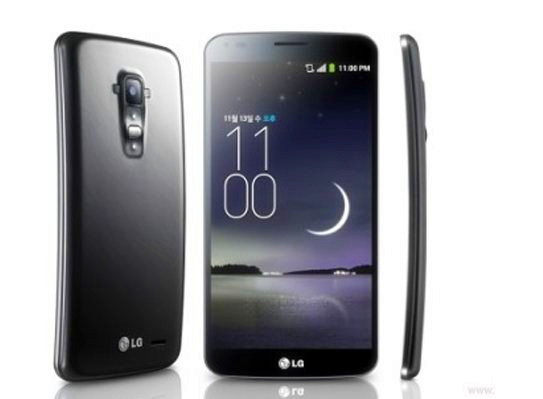 全球首款歪屏手机LG G Flex 可自动修复“伤痕”_1