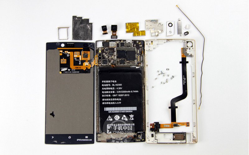 金立S5.5拆机图解详细评测 最薄手机做工如何？_46