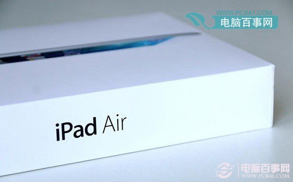 4G版iPad Air开箱包装盒侧面外观