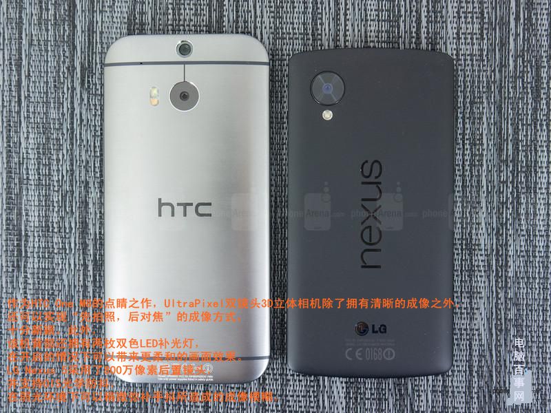 HTC M8和Nexus 5哪个好？HTC M8对比Nexus 5 对比图赏_6