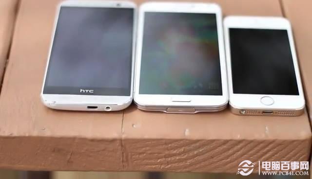 iPhone 5S/Galaxy S5/HTC M8谁更耐摔？