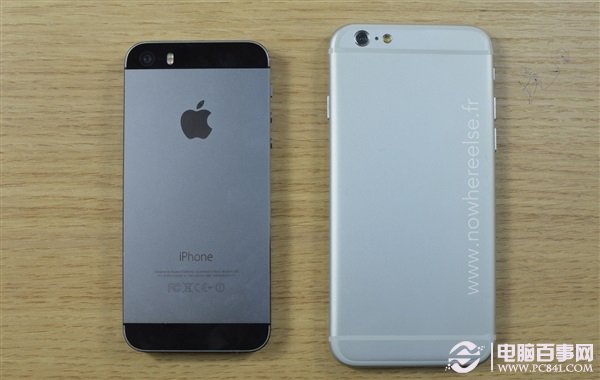 iPhone6对比iPhone5s背面外观