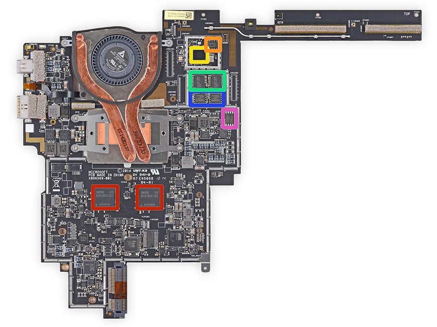 维修困难 微软Surface Pro 3拆解图赏(24/35)