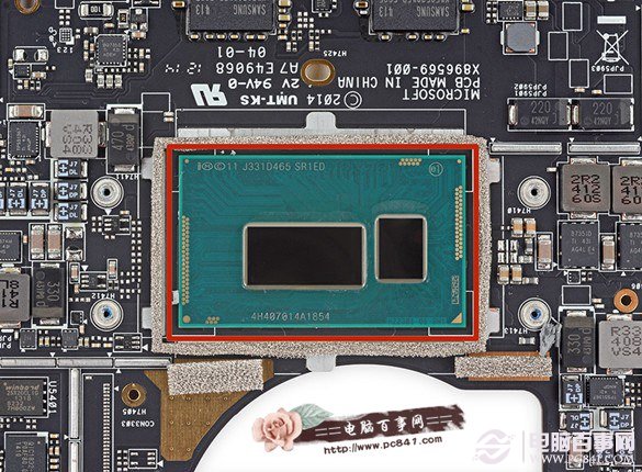 i5-4300U处理器芯片特写