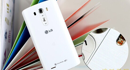 图为LG G3背面图片