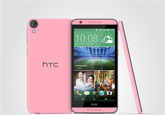 图为HTC Desire 820智能手机