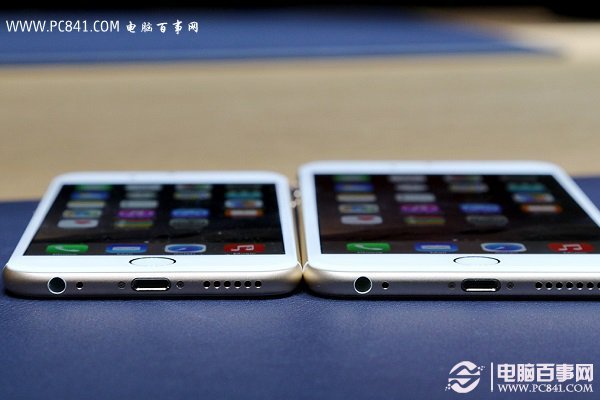 iPhone6与iPhone6 Plus机身厚度对比