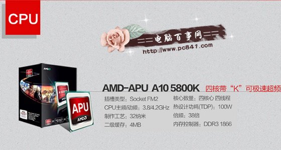  A10-6800K四核旗舰APU处理器