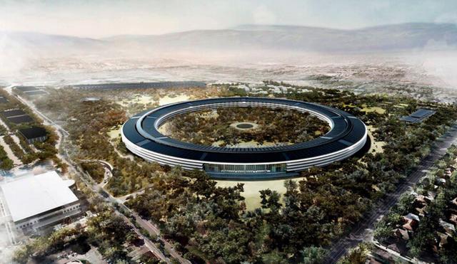 苹果太空船新总部是地球上最环保建筑