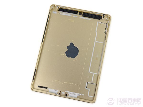 iPad Air 2大卸八块拆卸剩余的金属框架特写