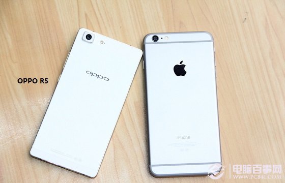 OPPO R5背面外观