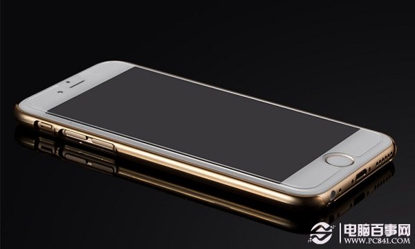 金色iPhone6透明边框保护壳图片