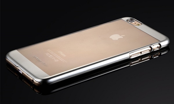 银色iPhone6透明边框保护壳图片