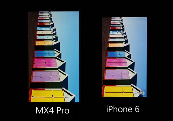 魅族MX4 Pro和iPhone6屏幕画质对比
