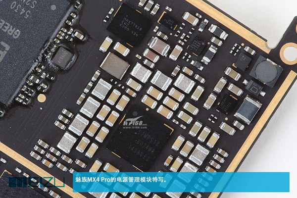 魅族MX4 Pro的电源管理模块芯片