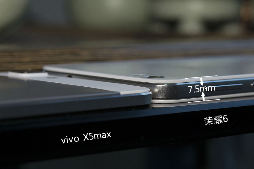 4.75mm到底有多薄？vivo v5Max与主流机型厚度对比_6