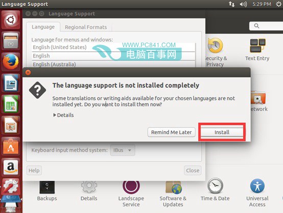 Ubuntu安装中文语言方法