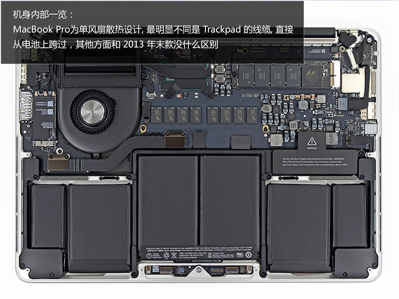 无按键触控板 2015款MacBook Pro拆解图赏_5