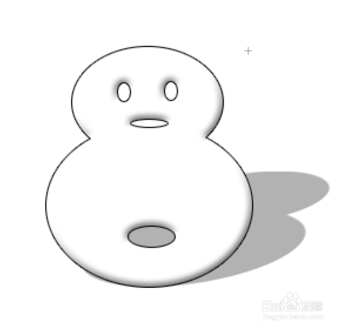 Ps简单画出可爱的雪人教程 新手试试吧 