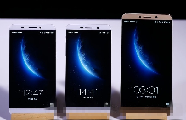 乐视超级手机正式发布 三款新机齐发