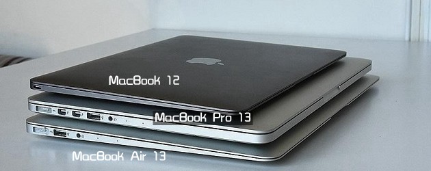 12寸MacBook与旧款外观对比