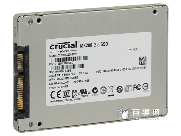 高性价高速SSD 2015四款热销固态硬盘推荐 英睿达MX200系列250GB固态硬盘